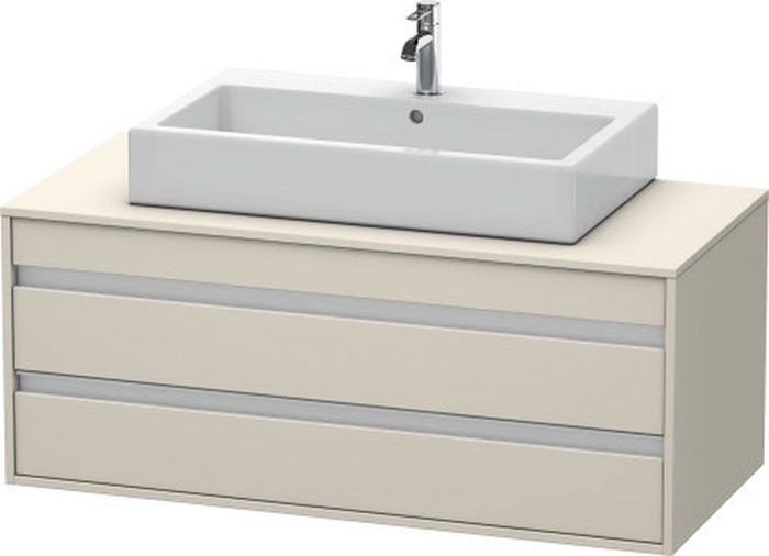 Duravit Ketho szafka 120 cm podumywalkowa wisząca taupe mat KT665609191