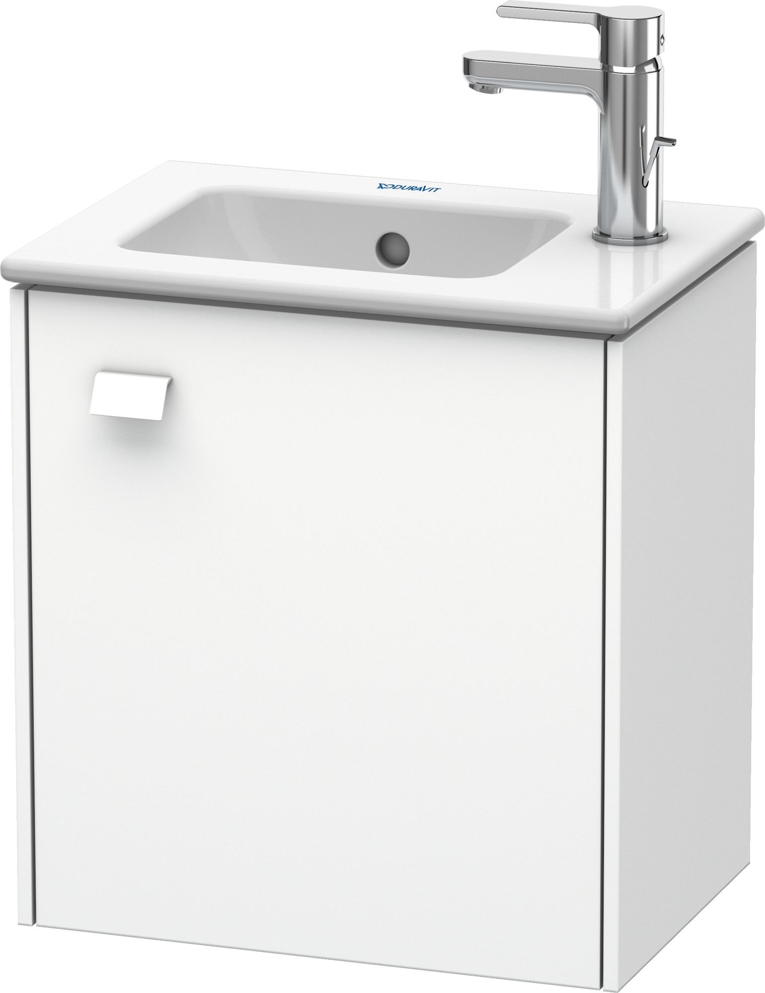 Duravit Brioso szafka 42 cm podumywalkowa wisząca prawa biały mat BR4000R1818