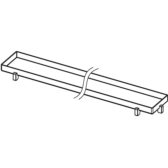 Tece Drainline ruszt 150 cm prosty Plate połysk 601570