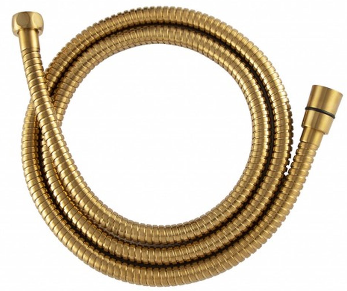 Omnires wąż prysznicowy 125 cm złoty szczotkowany 022-XGLB