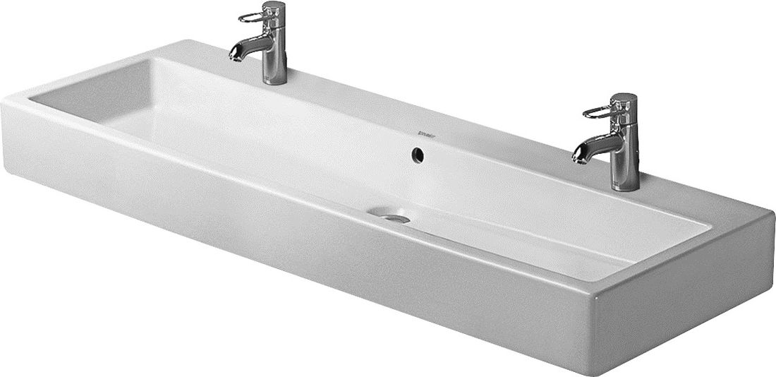 Duravit Vero umywalka 120x47 cm szlifowana prostokątna WonderGliss biała 04541200261