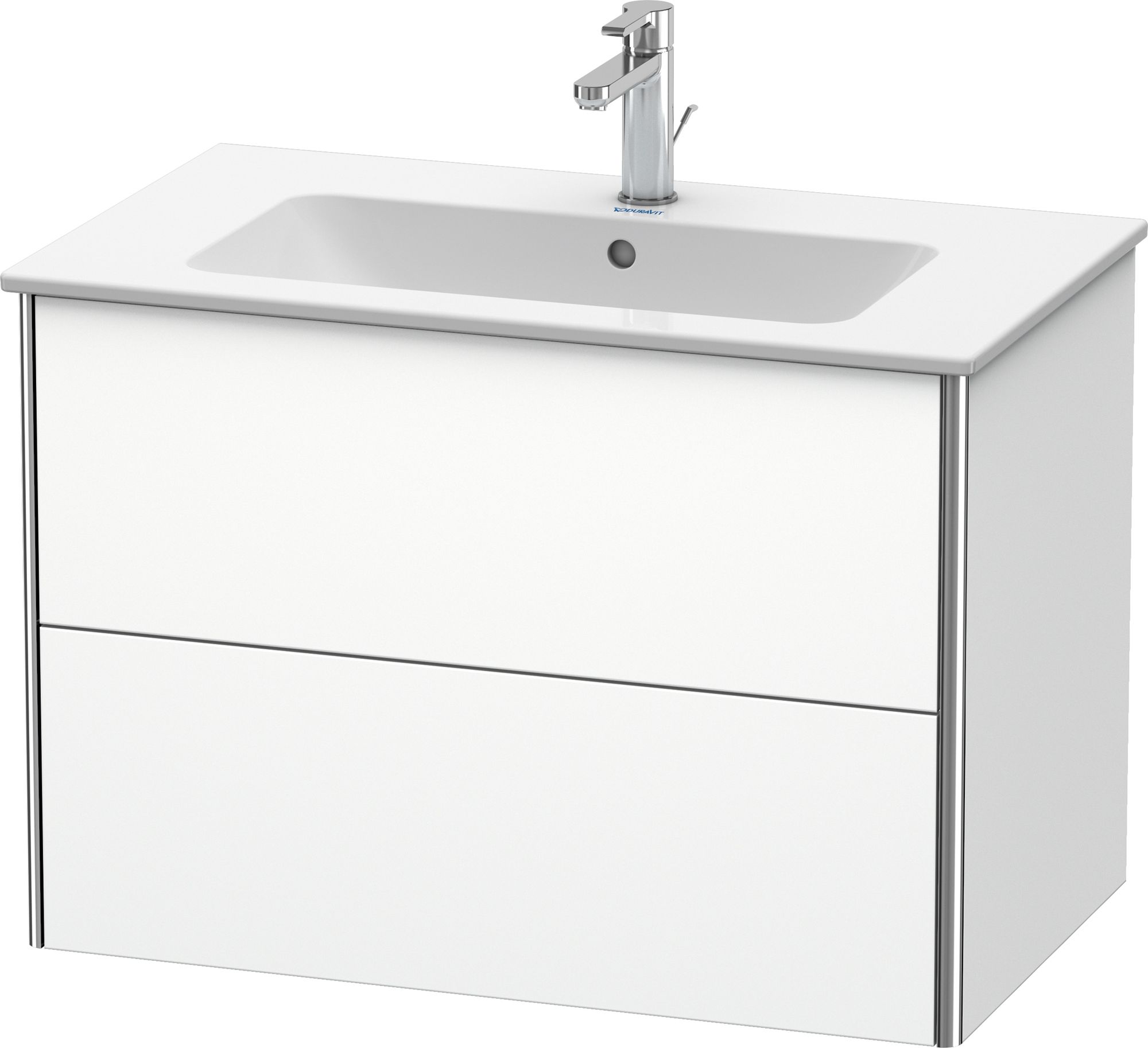 Duravit XSquare szafka 81 cm podumywalkowa wisząca biały mat XS417201818