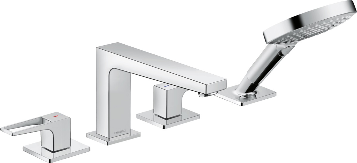 Hansgrohe Metropol bateria nawannowo-prysznicowa 4-otworowa chrom 74553000