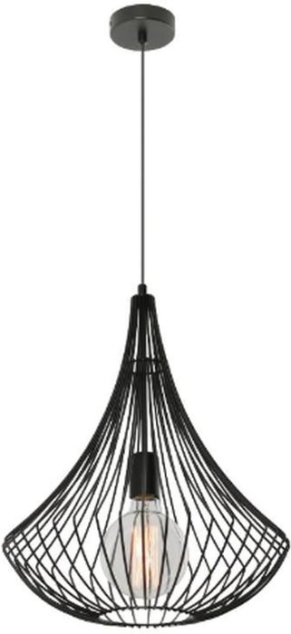 Lampex Tosya A lampa wisząca 1x60W czarna 842/A - Wysyłka w 24h