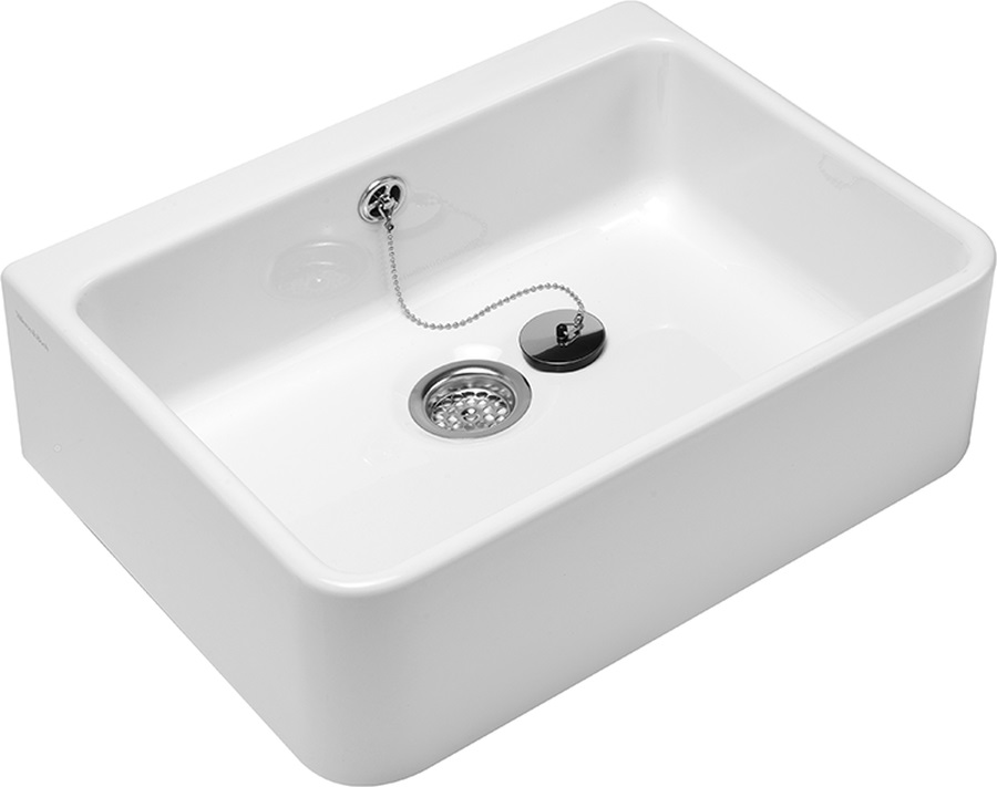 Villeroy & Boch O.Novo zlewozmywak ceramiczny 69,5x50 cm Weiss Alpin 63270001