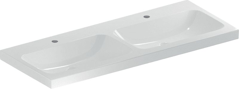 Geberit iCon Light umywalka 120x48 cm meblowa podwójna biała 501.838.00.5