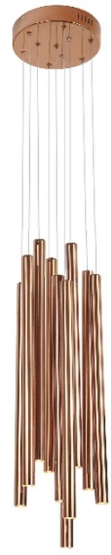 MaxLight Organic Copper lampa wisząca 10x1W miedziana P0205D