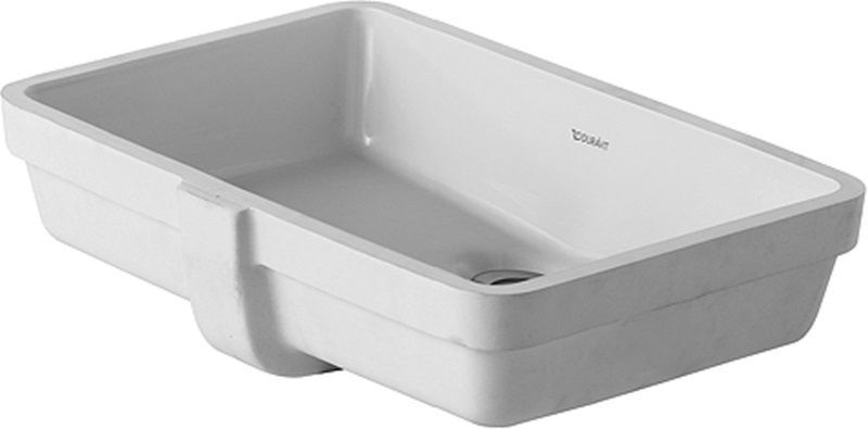 Duravit Vero umywalka 48,5x31,5 cm podblatowa prostokątna WonderGliss biała 03304800001