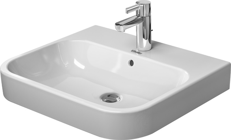 Duravit Happy D.2 umywalka 60x50,5 cm szlifowana prostokątna biała 2318600027