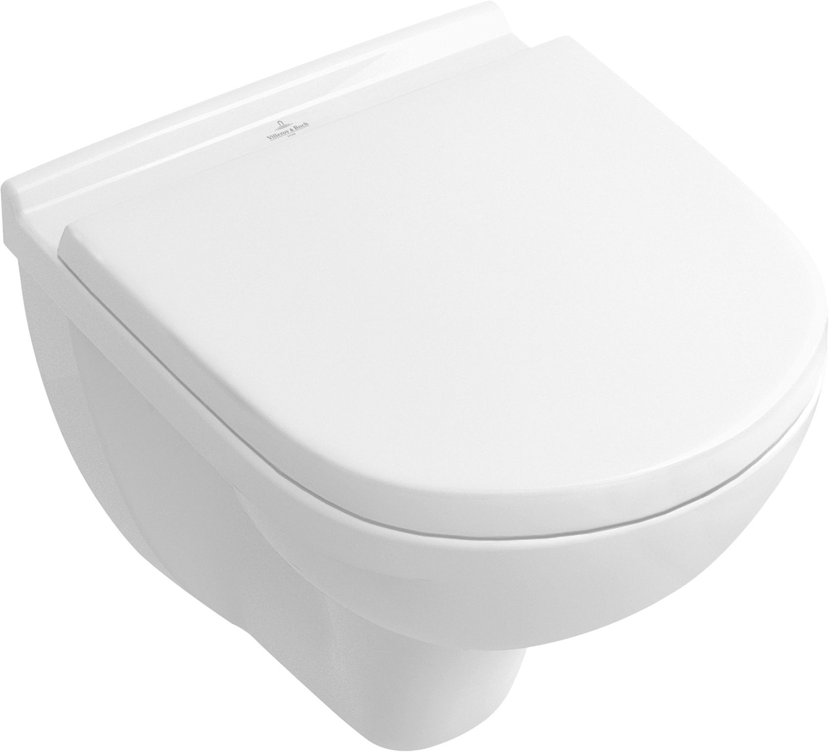 Villeroy & Boch O.Novo Compact miska WC wisząca bez kołnierza Weiss Alpin 5688R001