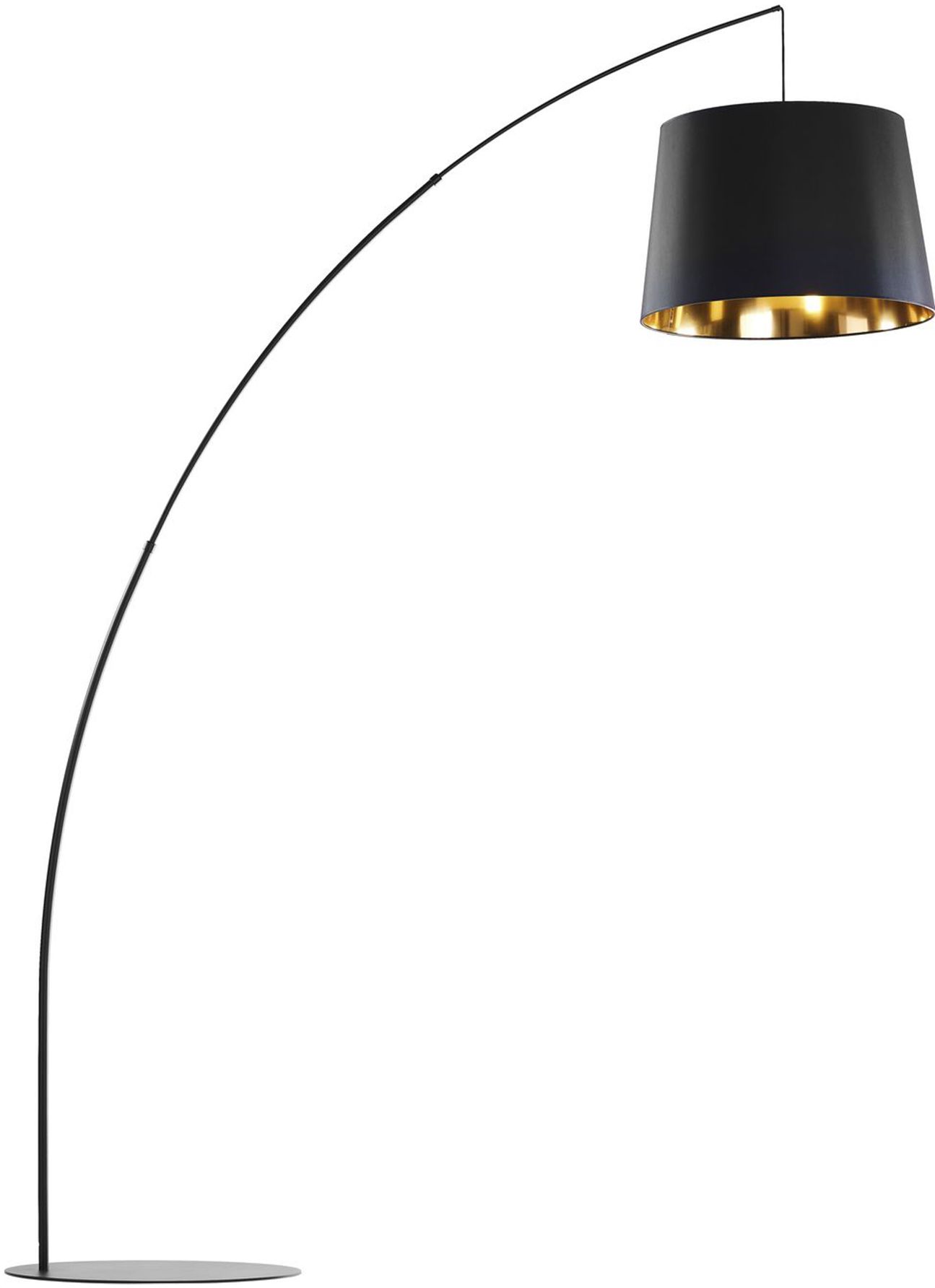 Zuma Line Mangri lampa stojąca 1x60W czarny/złoty 3066