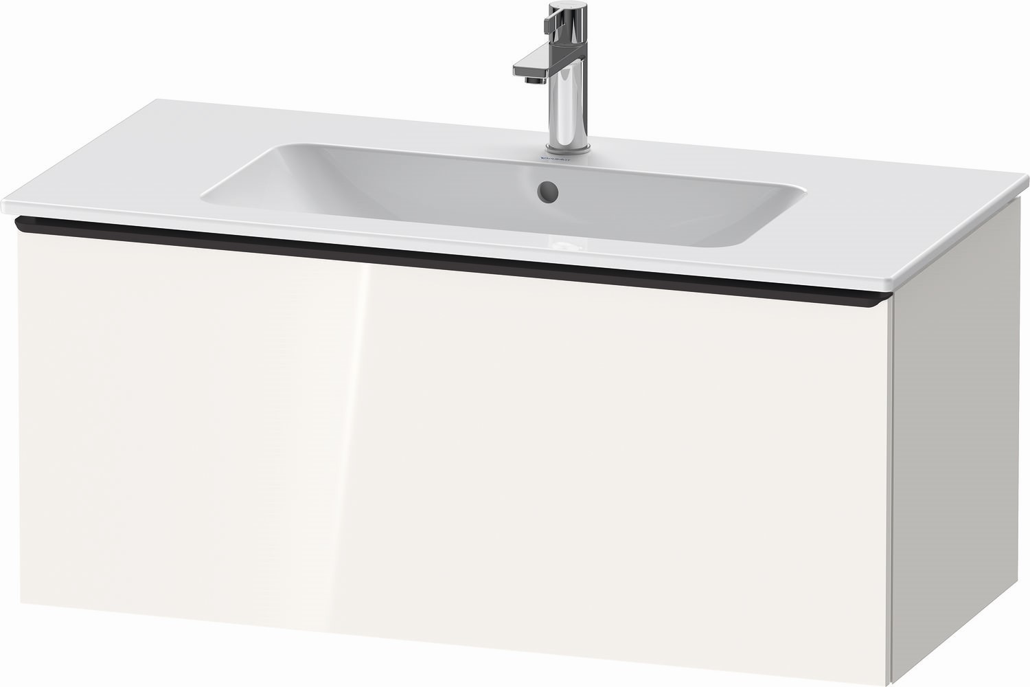 Duravit D-Neo szafka 101 cm podumywalkowa wisząca biały wysoki połysk DE426302222