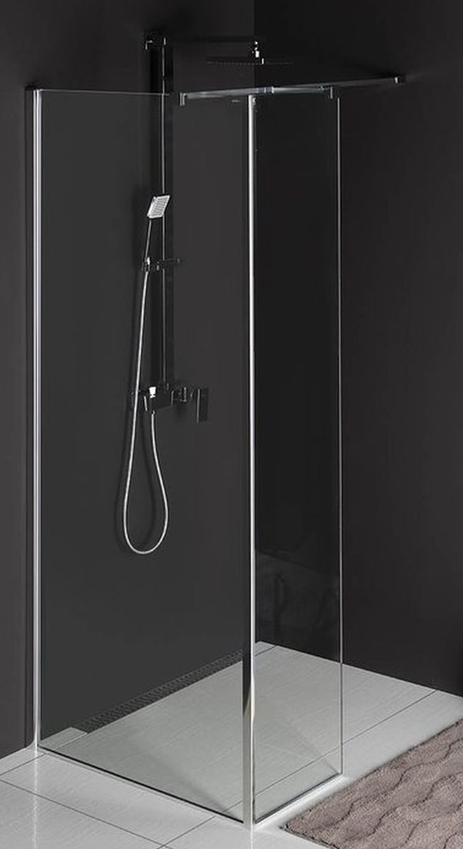 Polysan Modular Shower ścianka prysznicowa 40 cm boczna lewa szkło przezroczyste MS2B-40L