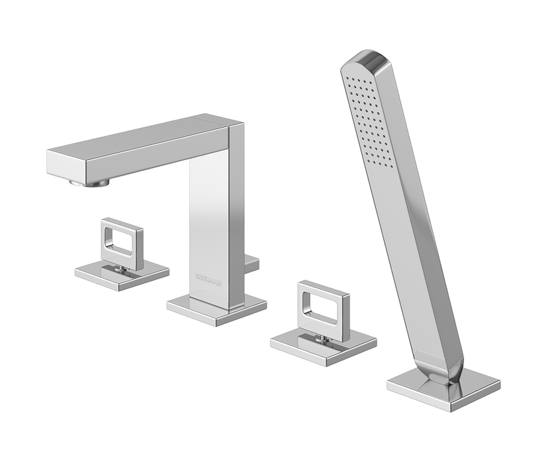Kohlman Nexen bateria wannowo-prysznicowa 4-otworowa chrom QB240U