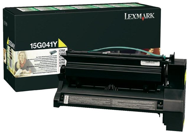 Wyprzedaż Oryginał Zgodny toner Lexmark yellow [ kaseta zwrotna, 6000 str., C752/C752Ln ]