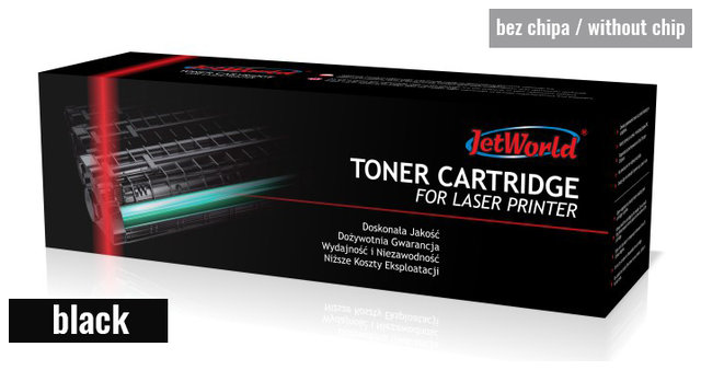 Zgodny toner JetWorld zamiennik HP 216A W2410A LaserJet Color M155, M182, M183 1.05K Black (toner bez chipa - należy przełożyć z kasety OEM A lub X...