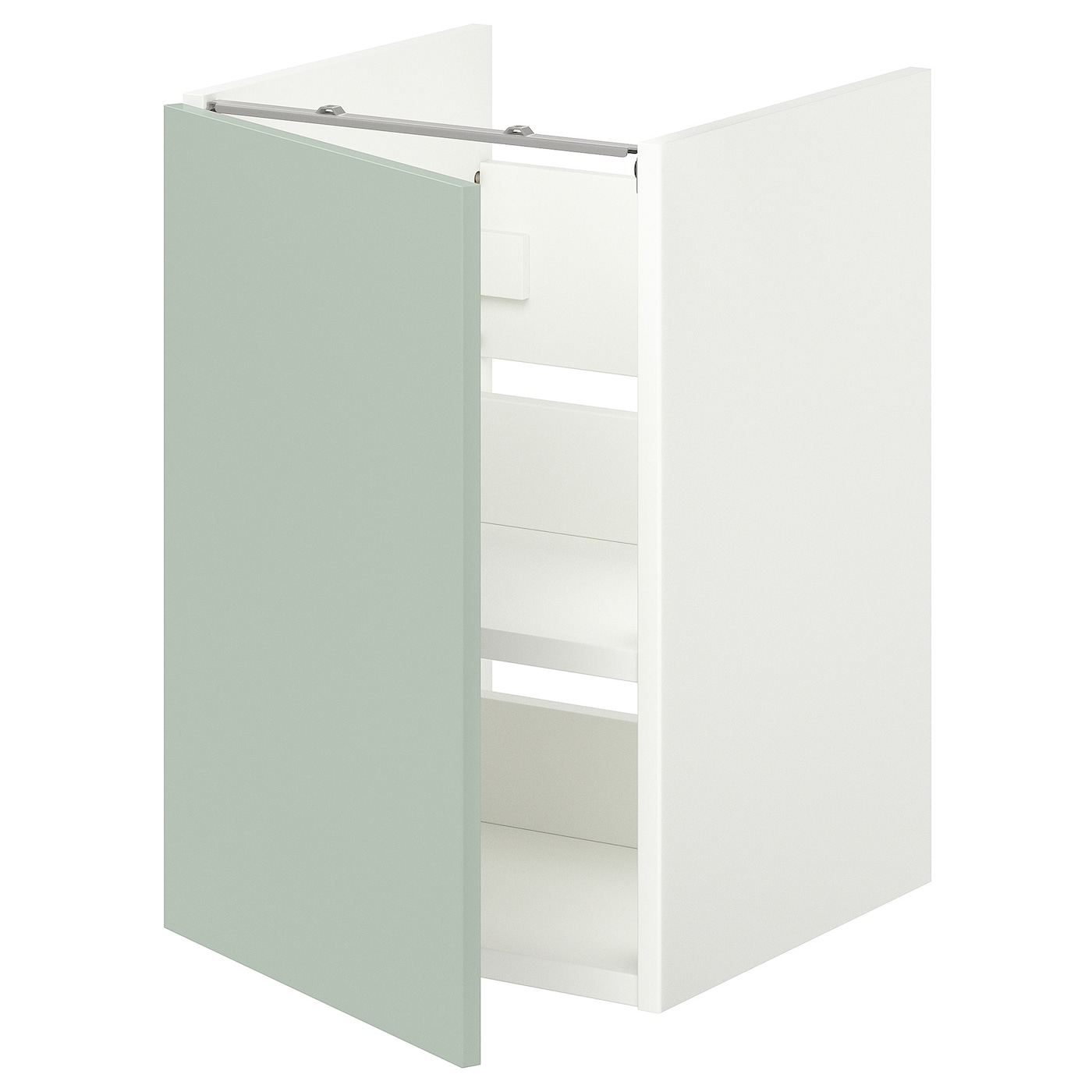 IKEA ENHET Sza umyw z pół/drz, biały/blady szaro-zielony, 40x42x60 cm