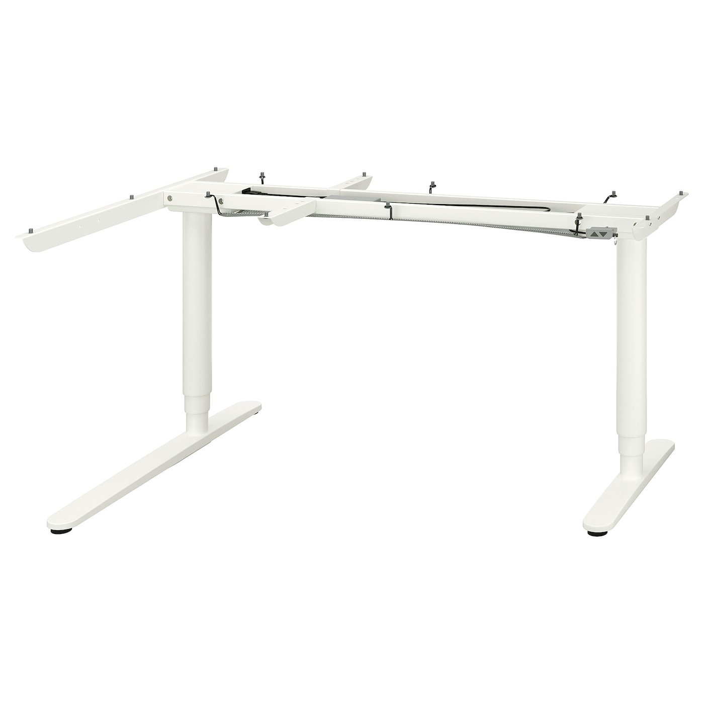 IKEA BEKANT Podstawa sit/stand, stł nr, el, Biały, 160x110 cm