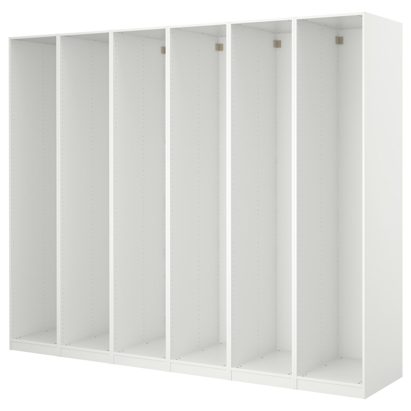IKEA PAX 6 obudów szaf, Biały, 300x35x201 cm
