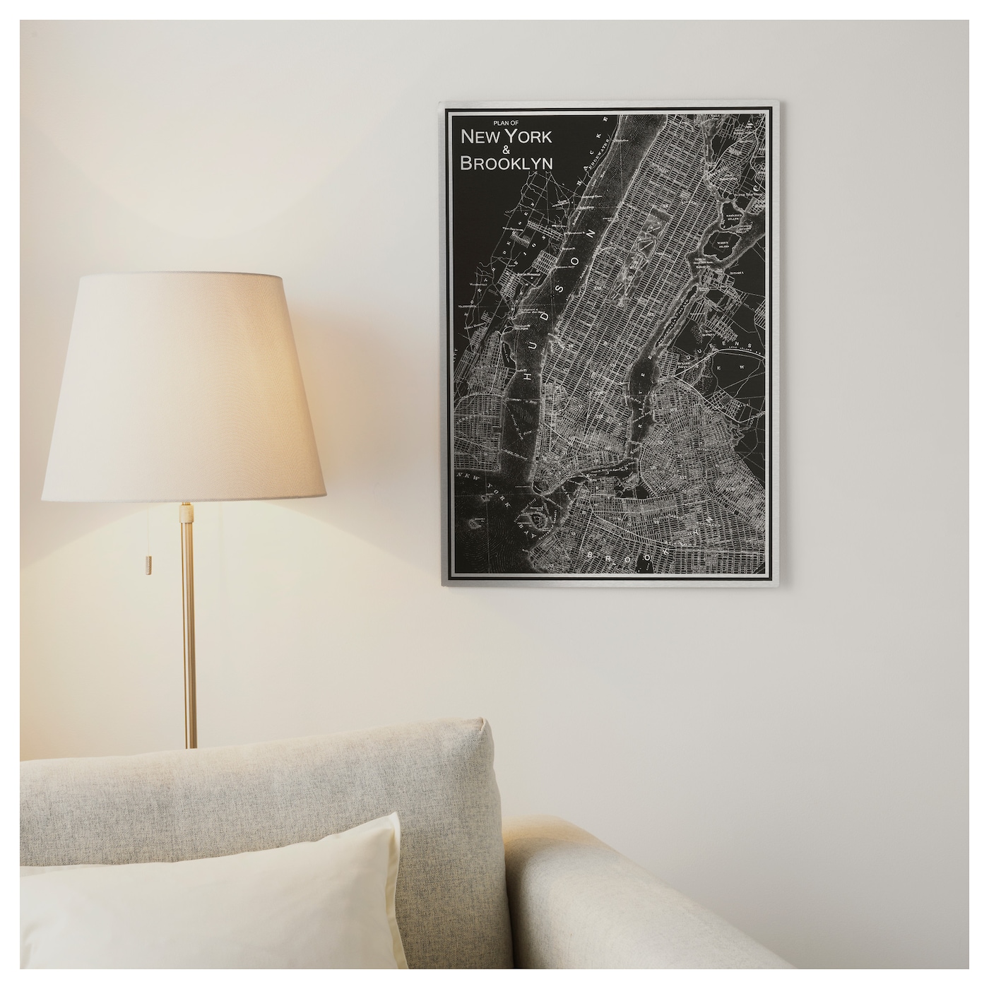 IKEA KOPPARFALL Obraz, New York City New, 49x70 cm