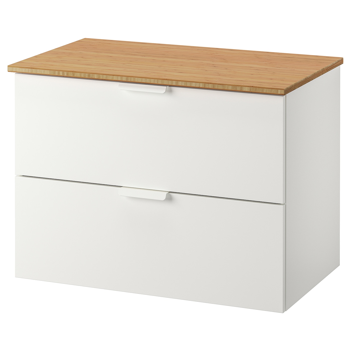IKEA GODMORGON / TOLKEN Szafka pod umywalkę z 2 szufladami, Biały, 82x49x60 cm