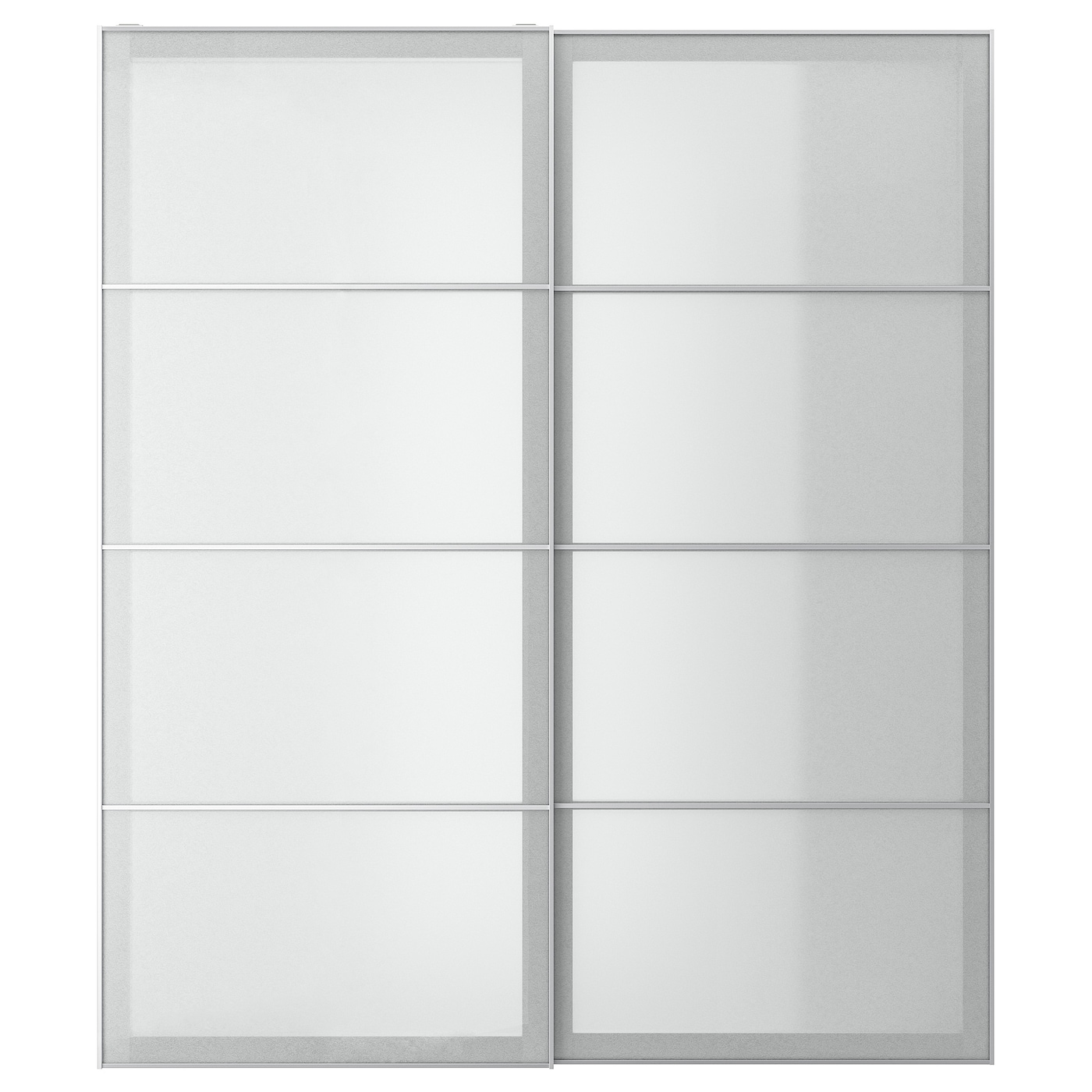 IKEA SVARTISDAL Drzwi przesuwne, biały imitacja papieru, 200x236 cm