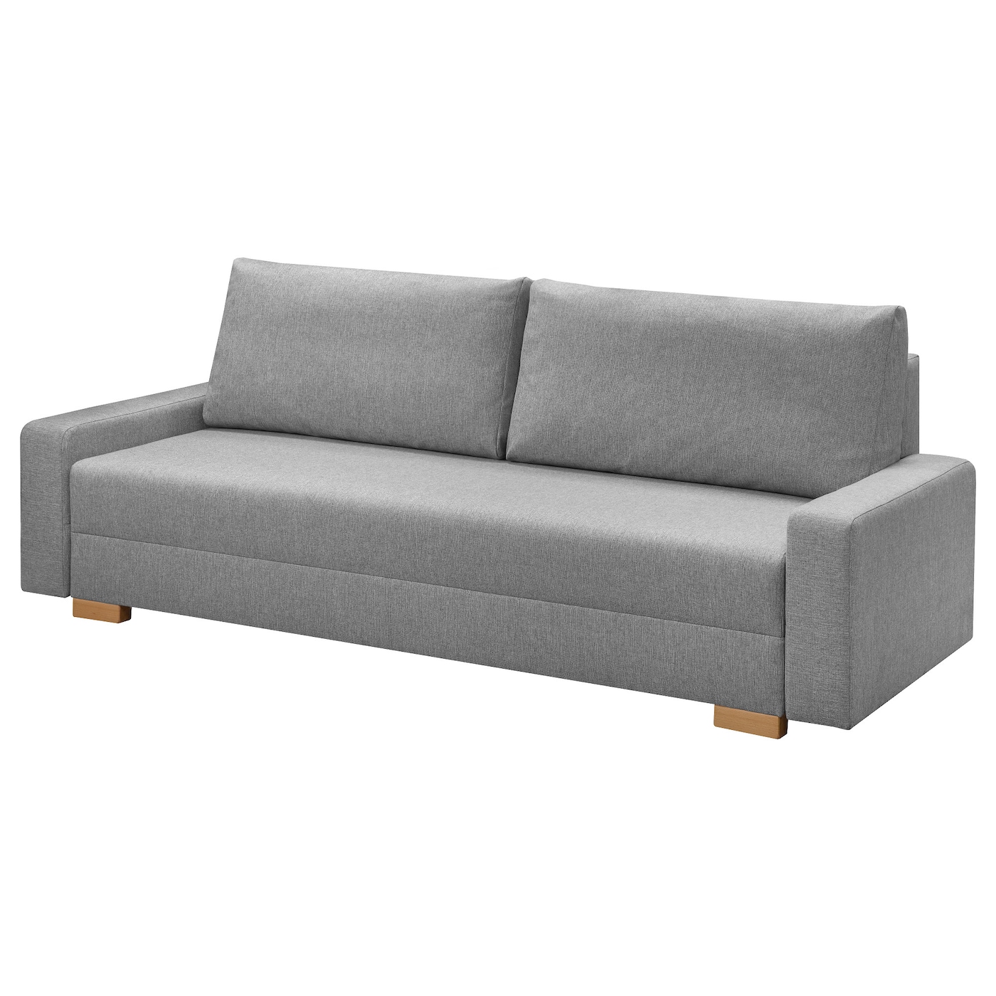 IKEA GRÄLVIKEN Rozkładana sofa 3-osobowa, szary, Szerokość: 225 cm