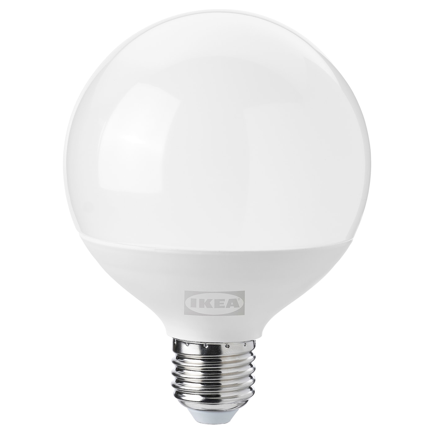 IKEA SOLHETTA Żarówka LED E27 1521 lumenów, można przyciemniać/kula opalowa biel, 95 mm