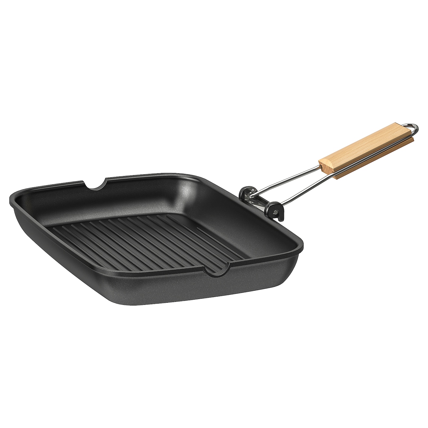 IKEA GRILLA Patelnia grill, czarny, 36x26 cm