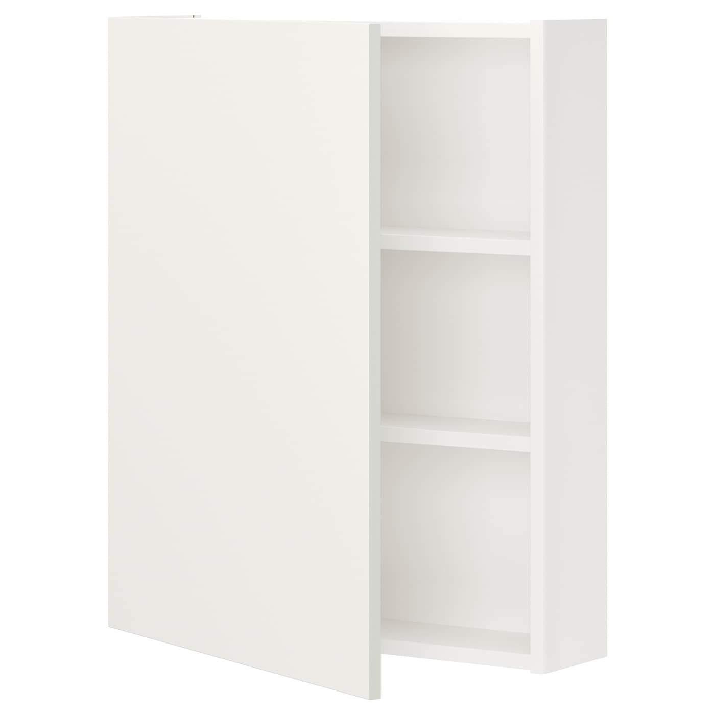 IKEA ENHET Szafka wisząca 2półki/drzwi, biały, 60x17x75 cm