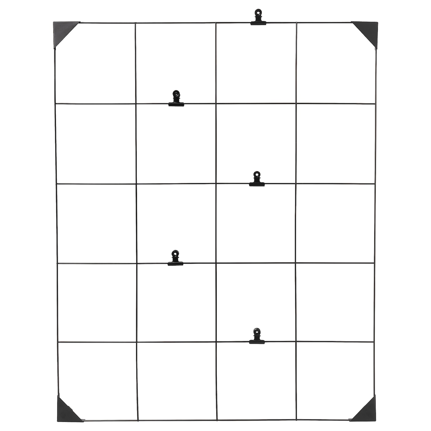 IKEA SÖSDALA Tablica na notatki ze spinaczem, czarny, 60x75 cm