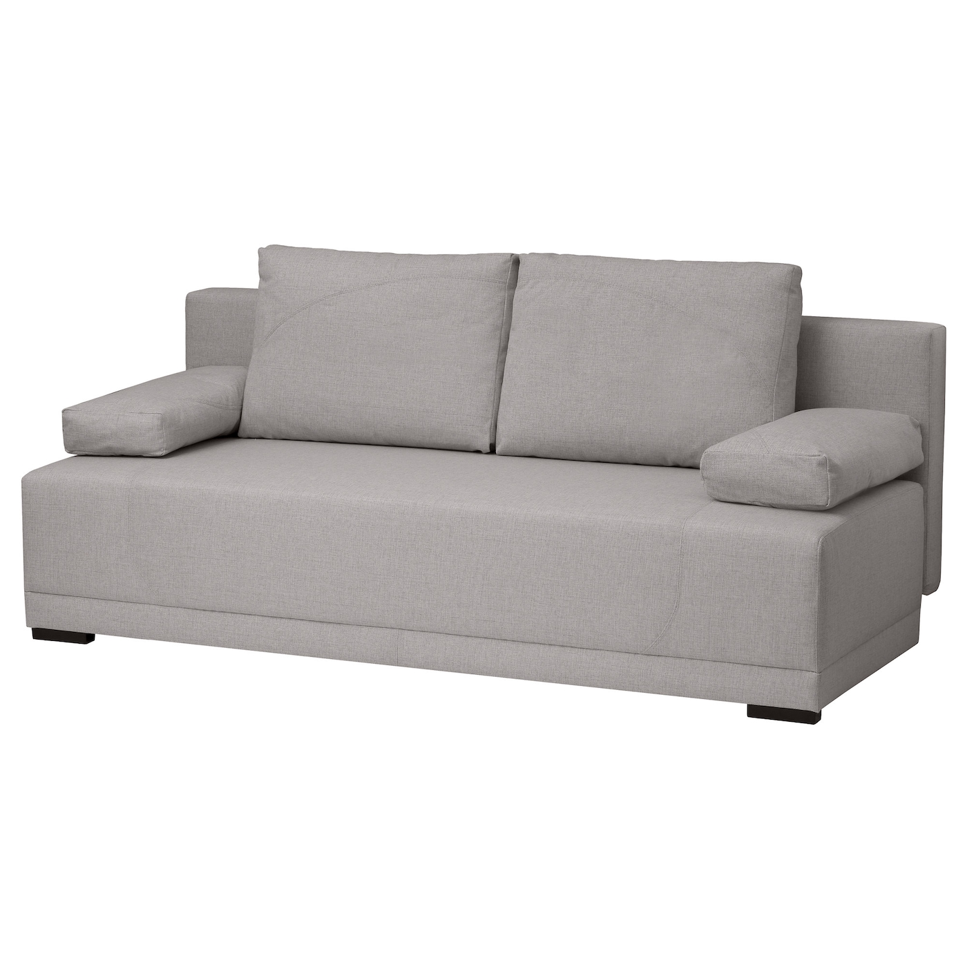 IKEA ARVIKEN Sofa trzyosobowa rozkładana, beżowy, Szerokość: 195 cm