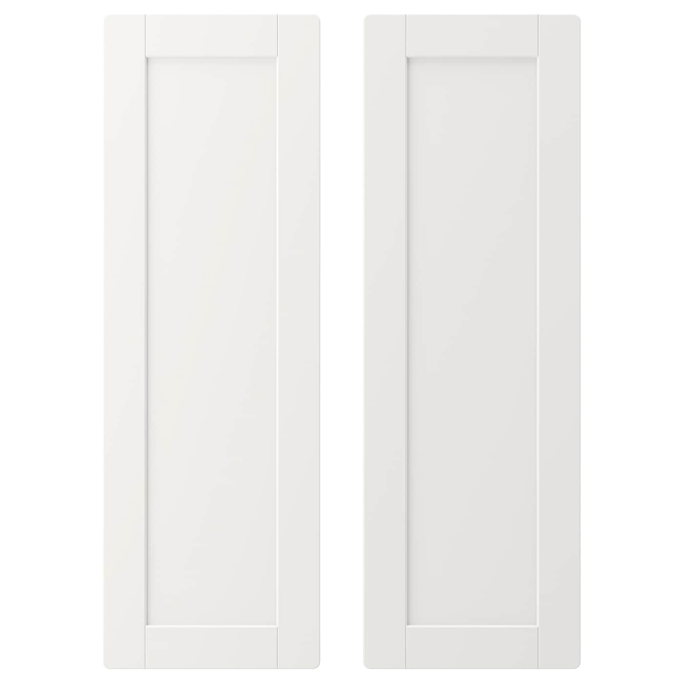 IKEA SMÅSTAD Drzwi, Biały/biała rama, 30x90 cm