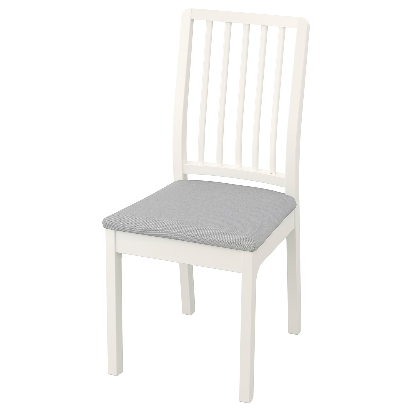 IKEA EKEDALEN Krzesło, biały/Orrsta jasnoszary, Przetestowano dla: 110 kg