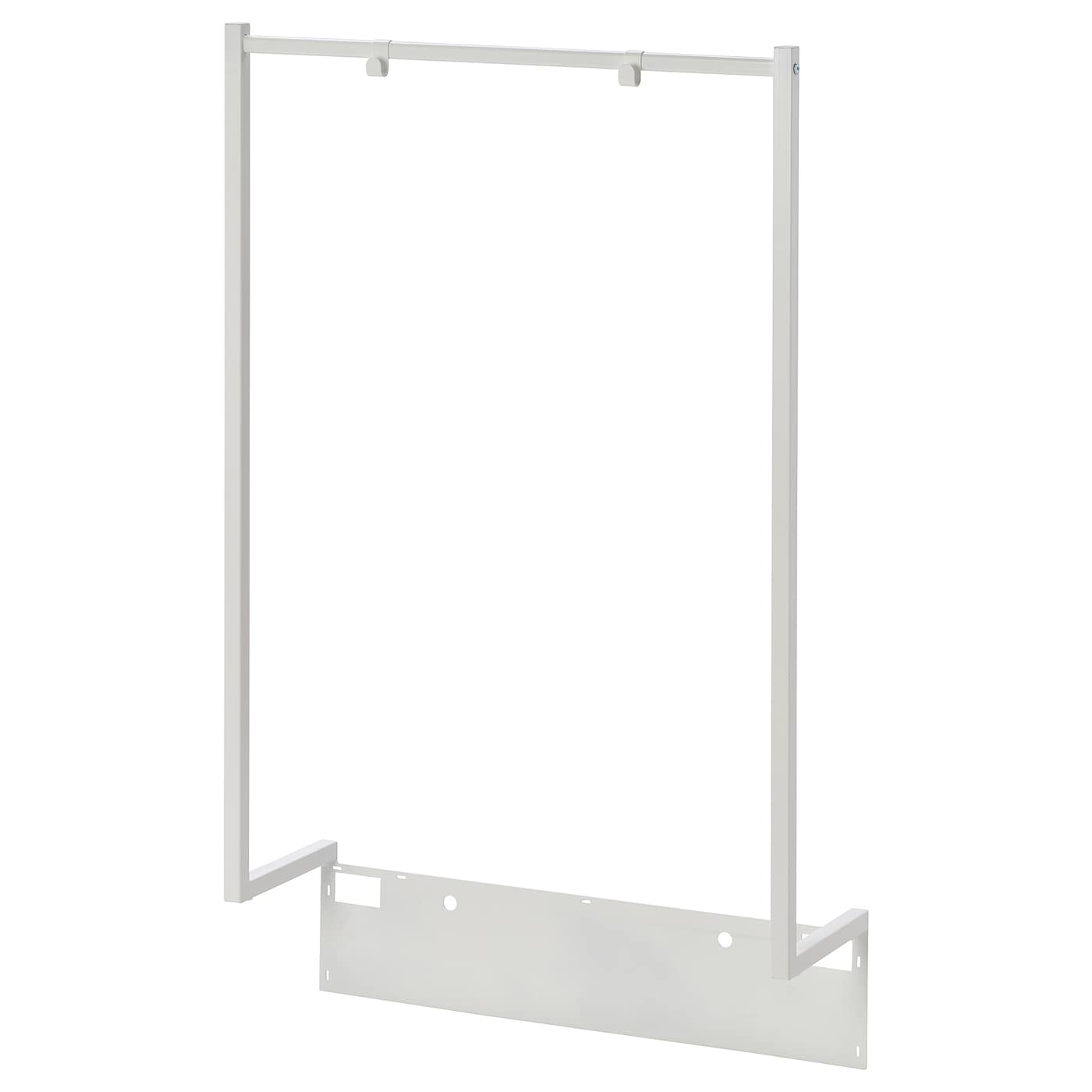IKEA NORDLI Dodatkowy drążek na ubrania, biały, 80x115 cm