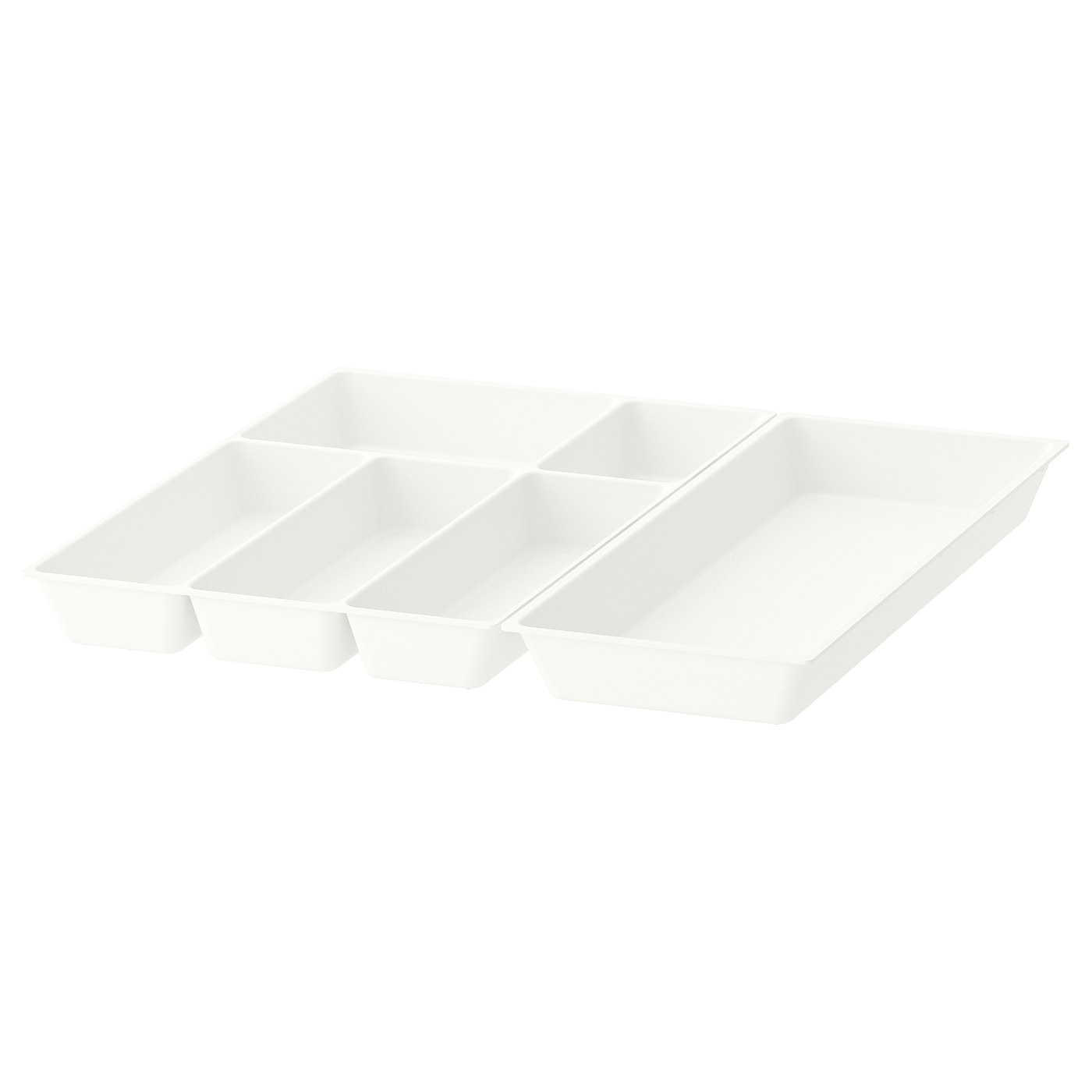 IKEA UPPDATERA Taca na sztućce/taca na przybory, biały, 52x50 cm