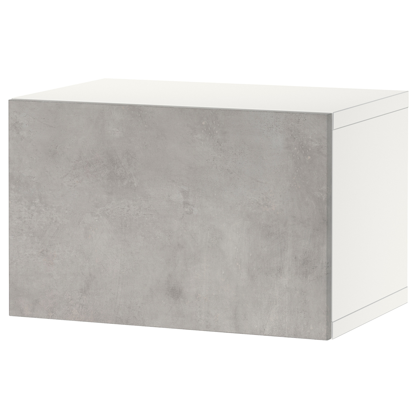 IKEA BESTÅ Kombinacja szafek ściennych, Biały Kallviken/jasnoszary imitacja betonu, 60x42x38 cm