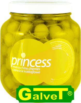 Princess Czereśnie Koktajlowe Żółte / smak cytrynowy 2,1 kg