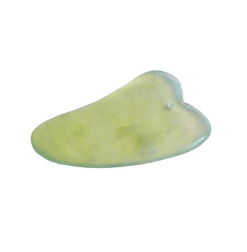 Gua Sha - masażer w kształcie serca (jadeit)