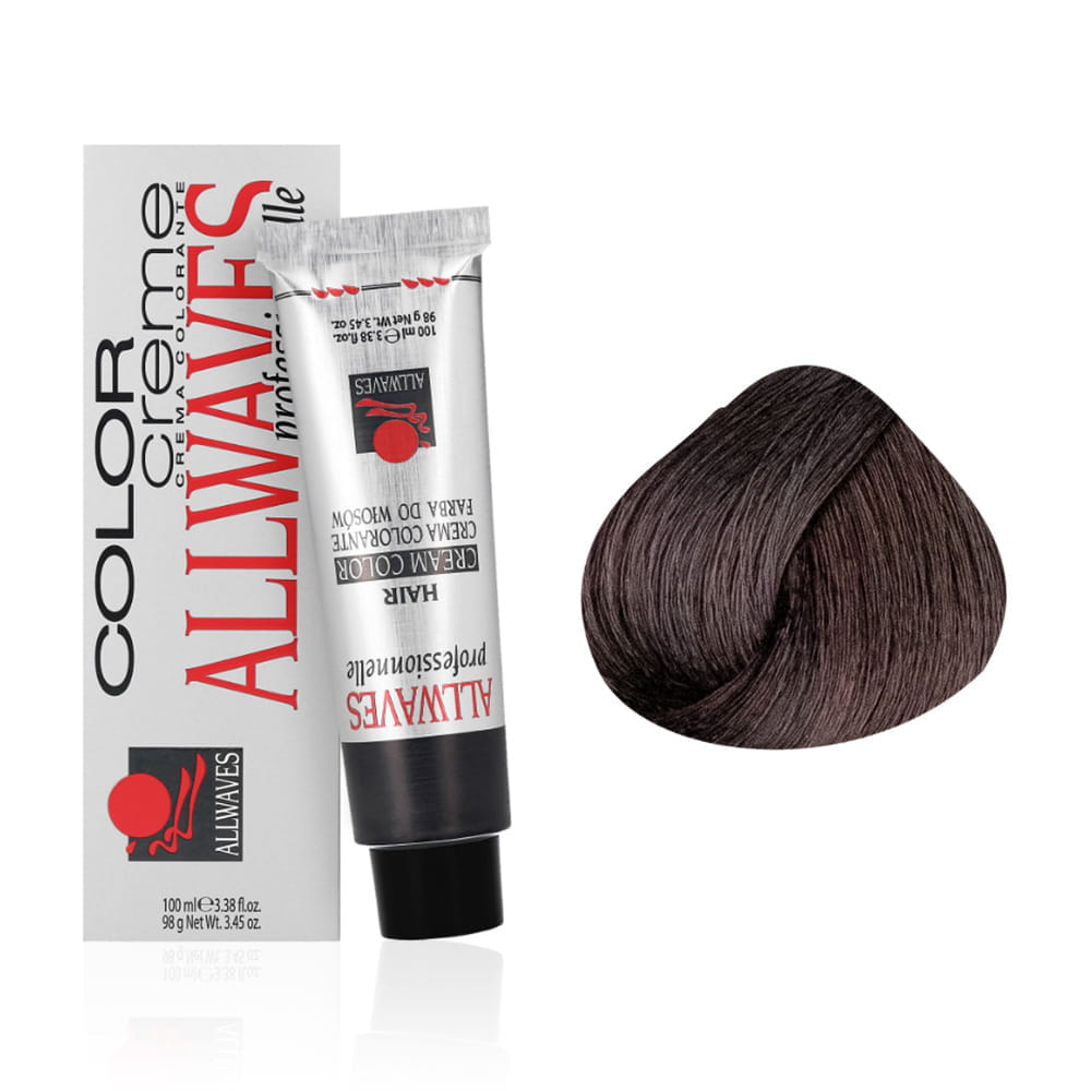 Farba do włosów Allwaves cream color 4.62 czerwony lambrusco 100 ml