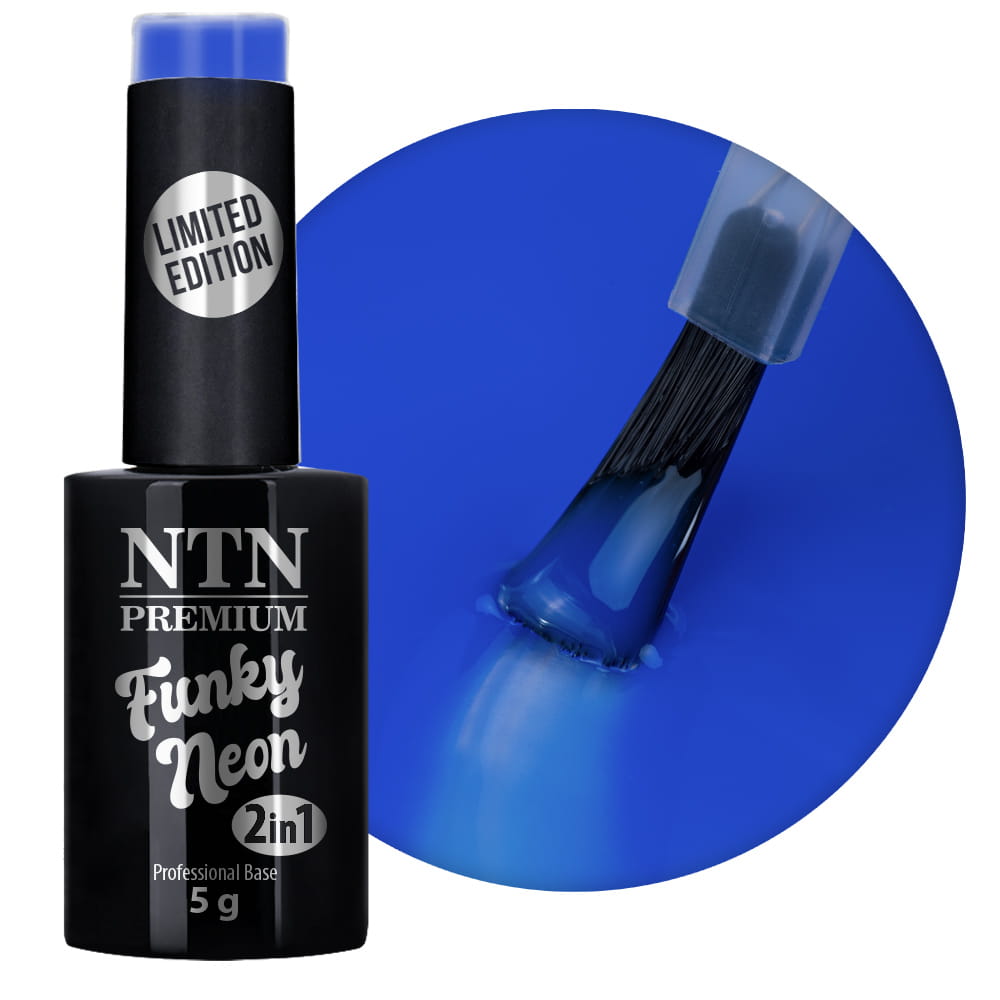 Baza do paznokci NTN Premium 2w1 Funky Neon 5 g Nr 4