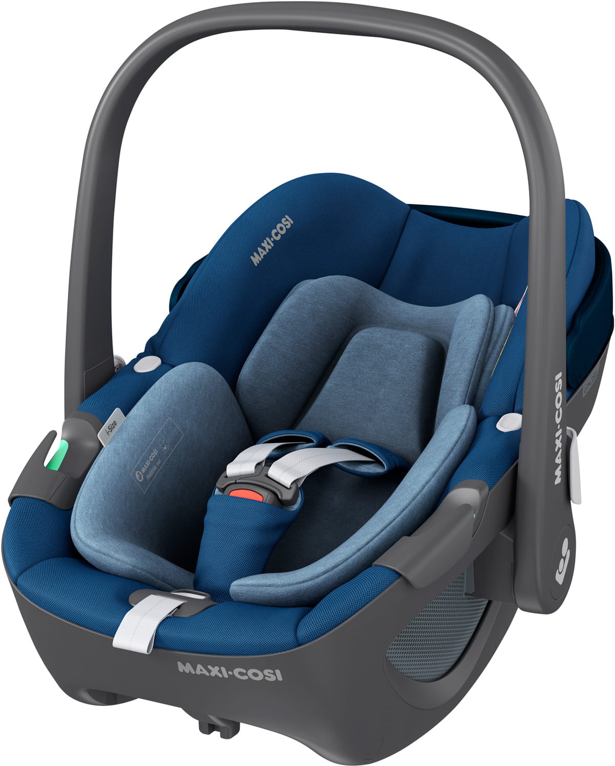 Maxi Cosi, Pebble 360 - obrotowy fotelik samochodowy od urodzenia do około 15 miesiąca życia, od 40 do 83 cm wzrostu-Essential Blue