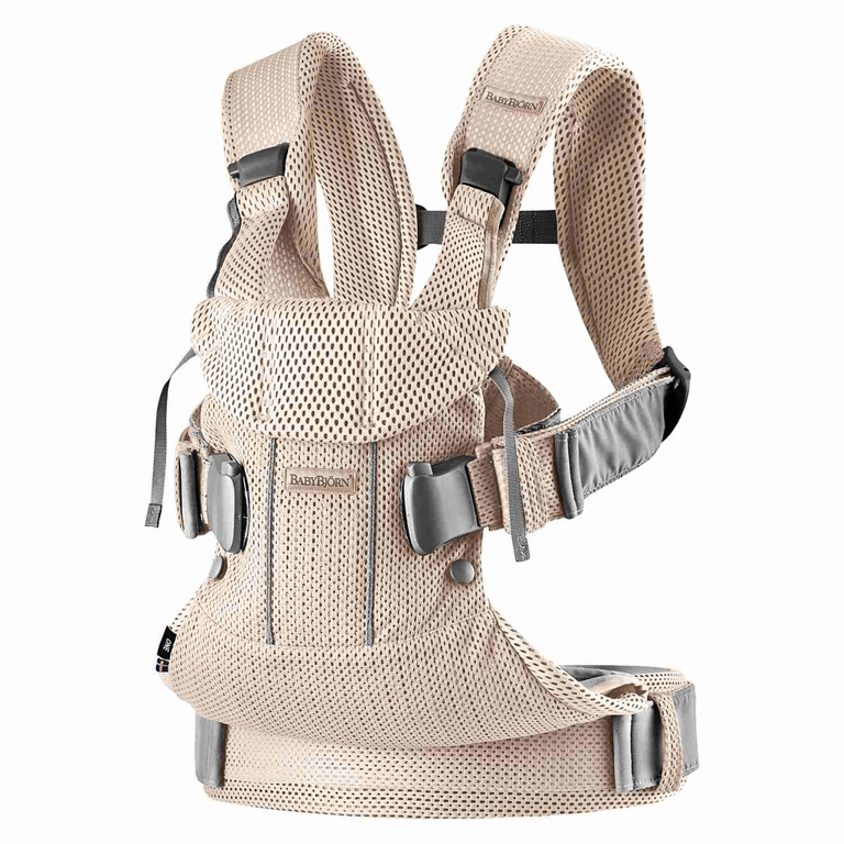 BabyBjorn, One Air - nosidełko ergonomiczne-Perłowy Różowy 3D Mesh