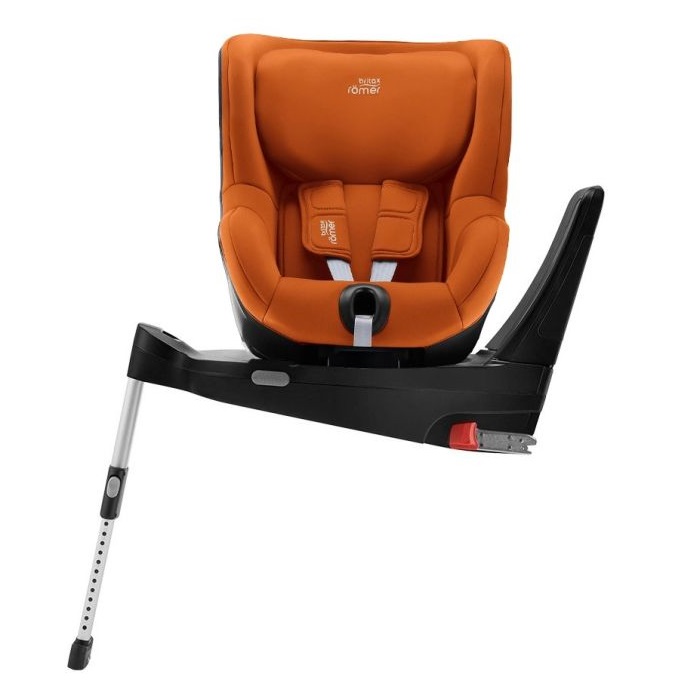 Britax Romer Dualfix 3 i-Size - fotelik samochodowy z bazą Flex Base 5Z dla dzieci od 61 do 105 cm wzrostu-Golden Cognac