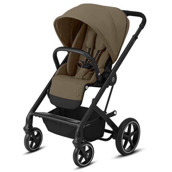 Cybex, Balios S-Lux - wózek głęboko-spacerowy-Classic Beige-Stelaż Black