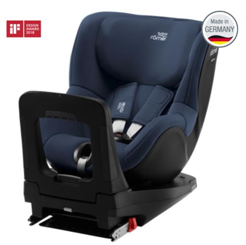 Britax Romer Dualfix i-Size - obrotowy fotelik samochodowy od urodzenia - 4 lat - 40 - 105 cm - 0 - 18 kg -Indigo Blue