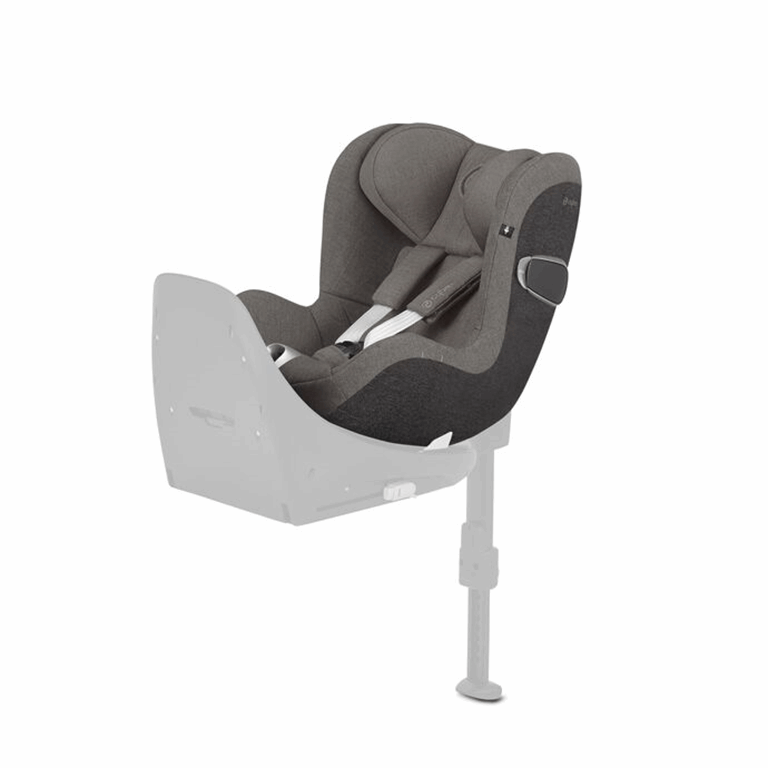 Cybex Sirona Z2 i-Size - fotelik samochodowy bez bazy dla dzieci od 45 do 105 cm wzrostu, do 18 kg-Plus Soho Grey