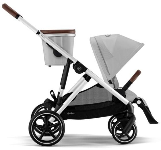 Cybex Gazelle S - wózek spacerowy z dodatkowym koszem ma zakupy-Lava Grey (Silver Frame)