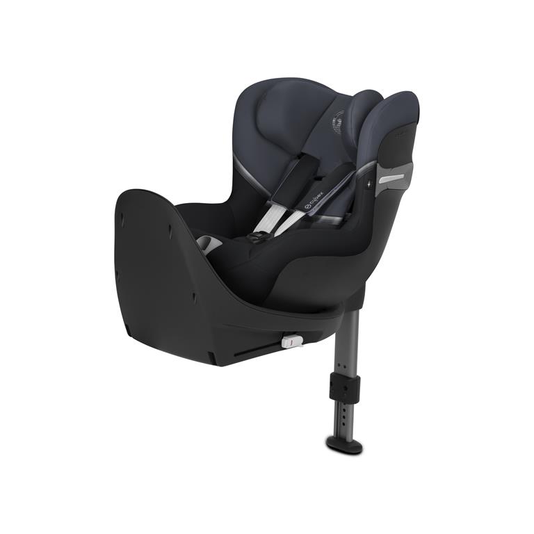 Cybex, Sirona S I-size z bazą - obrotowy fotelik samochodowy od urodzenia do 105 cm wzrostu (ok. 4 lat)-Granite Black