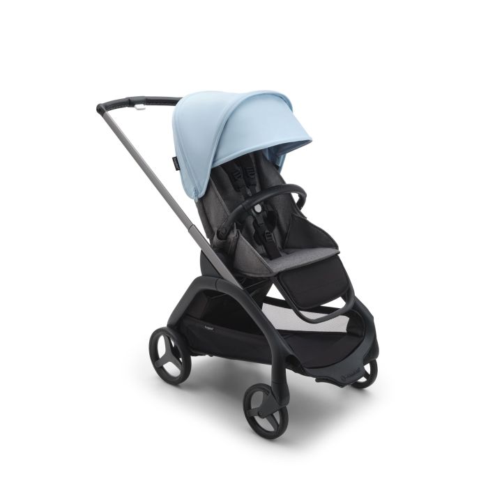 Bugaboo Dragonfly - wózek spacerowy-Graphite-Skyline Blue-Grey Melange